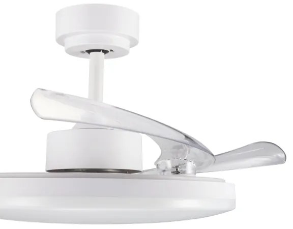 Ventilator LED dimabil FANAWAY 21612949 STROLL 30W/230V 2700/3500/5000K d. 106 cm + telecomandă