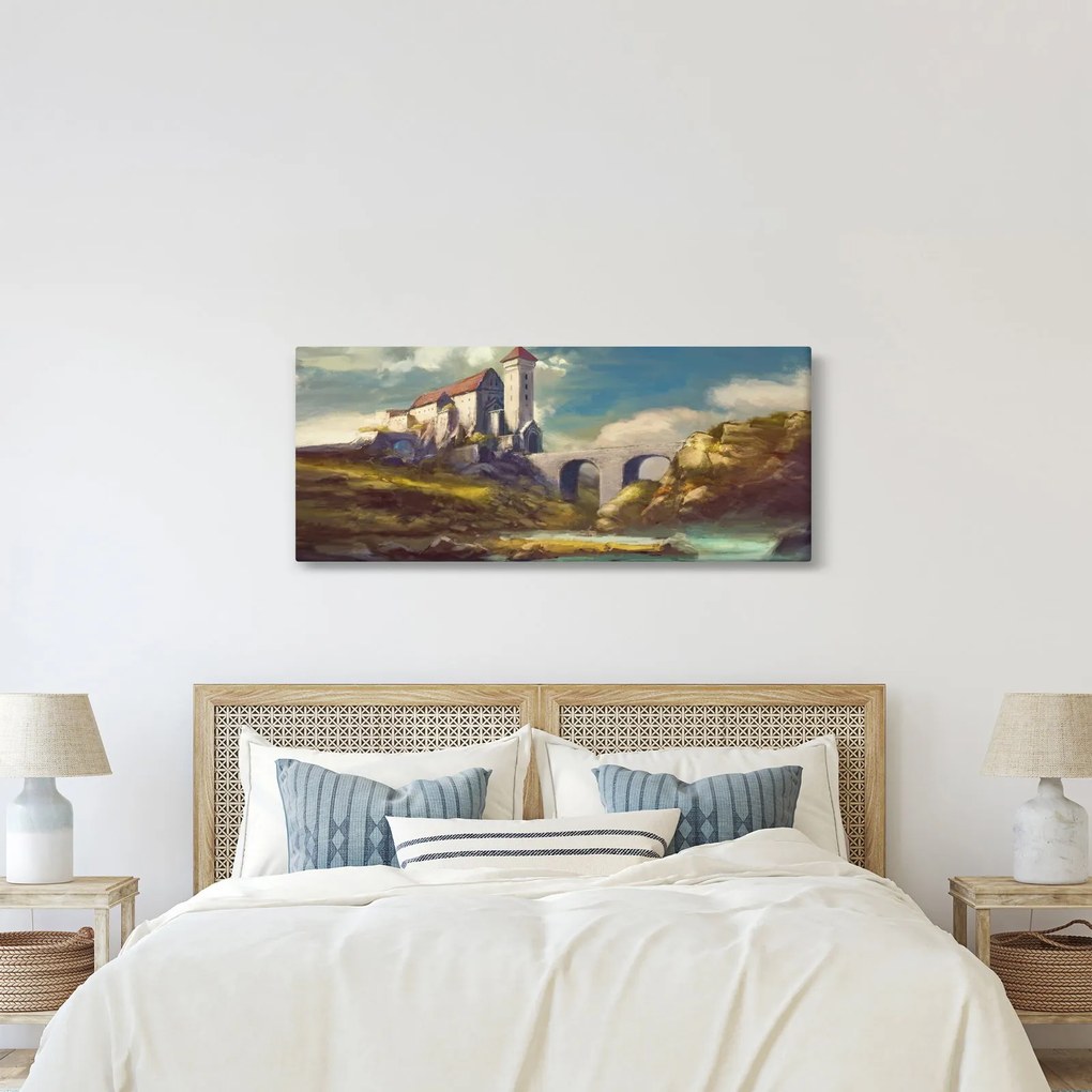 Tablou - Castelul medieval (120x50 cm)
