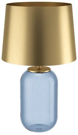 Lampă de masă Eglo 390064 CUITE 1xE27/40W/230V auriu/albastru