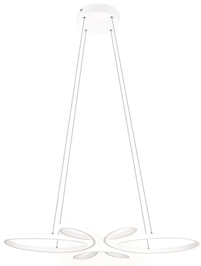 Lustră albă LED Fly – Trio