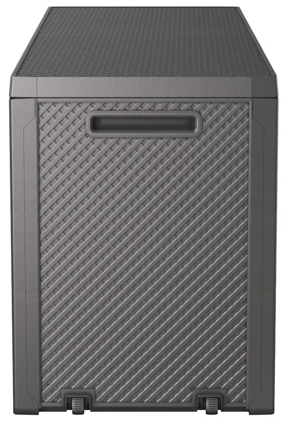 Cutie de depozitare pentru grădină Emily 270L, antracit, din plastic