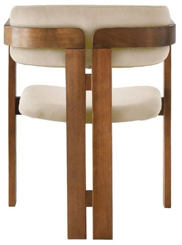 Scaun de sufragerie CO Beige and Walnut