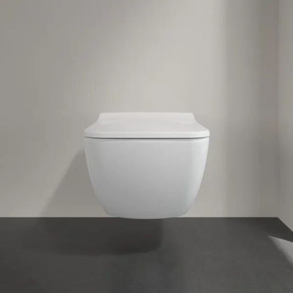Villeroy & Boch 4611RS01 - Vas WC suspendat VENTICELLO cu capac SoftClose, ceramică/alb