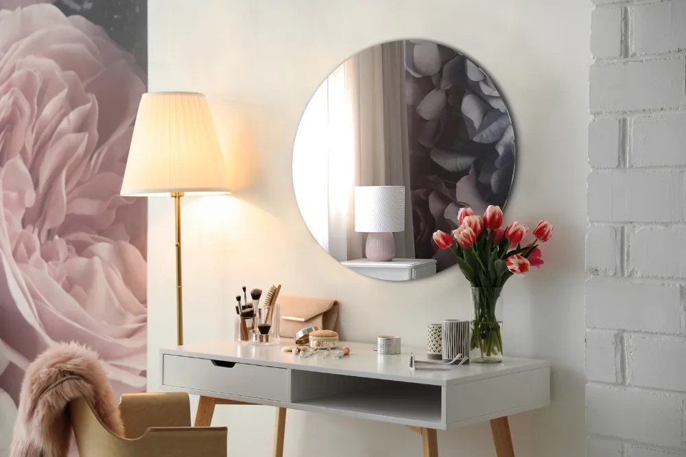 Oglinda decorativa rotunda pe perete fără cadru fi 50 cm