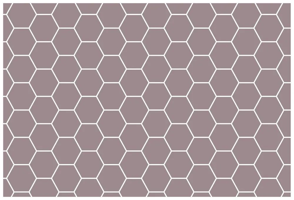 Tapet model hexagonal modern
