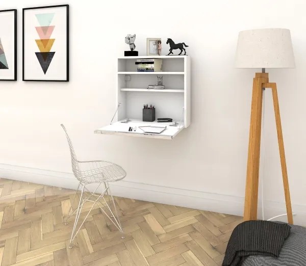 Masă de lucru pliabilă OPTIMUM 60x64 cm albă