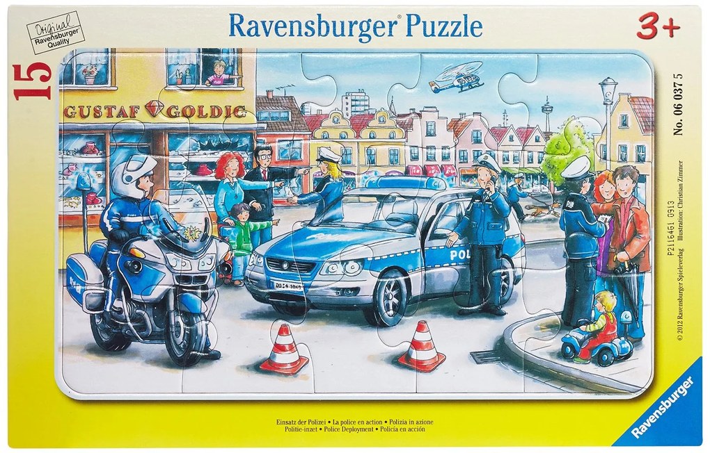 PUZZLE DEPARTAMENTUL POLITIEI, 15 PIESE (RVSPC06037)