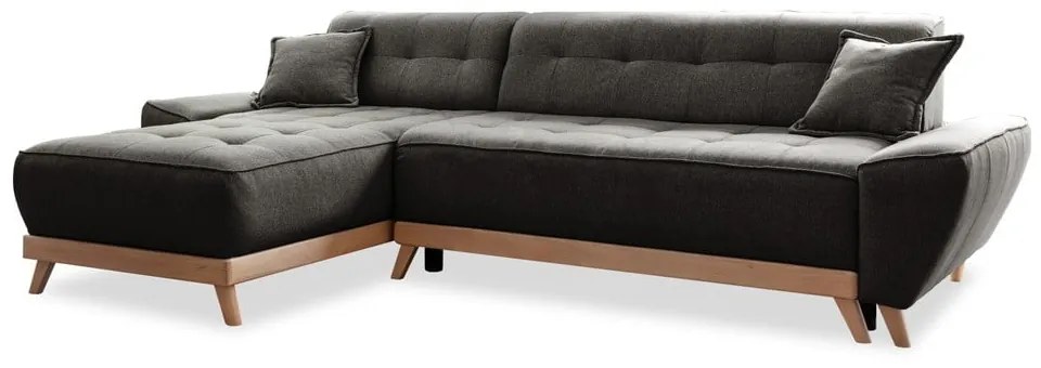 Colțar variabil extensibil Miuform Dazzling Daisy, gri închis