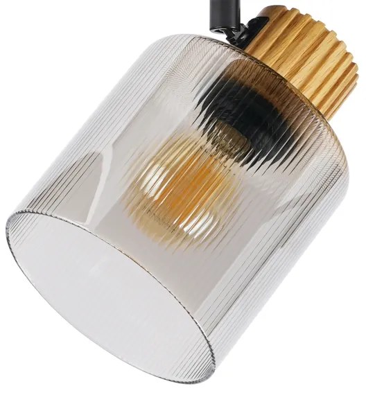 Brilagi - Spot HYGGE 3xE14/15W/230V negru/fumuriu