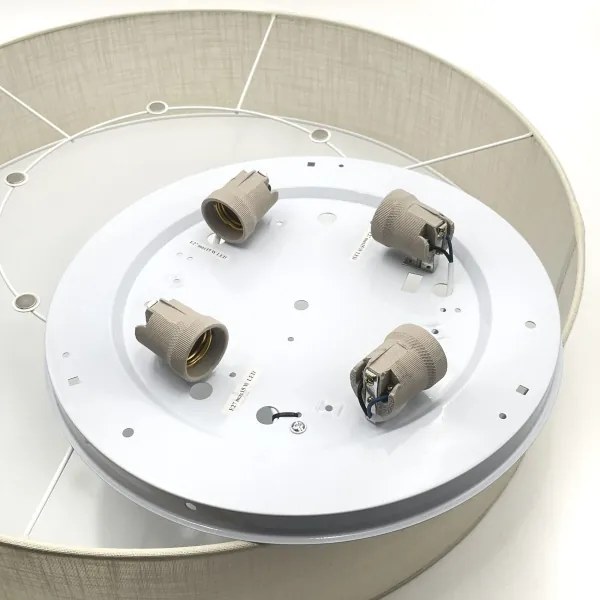 Brilagi - Plafonieră LED SIRIJA 4xE27/60W/230V, diam. 60 cm, crem