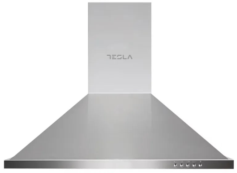 Resigilat: Hota decorativa Tesla DC600SX, Horn, 125 W, 400 m³/h, 2 filtre aluminiu, 62 dB, 3 viteze, Inox