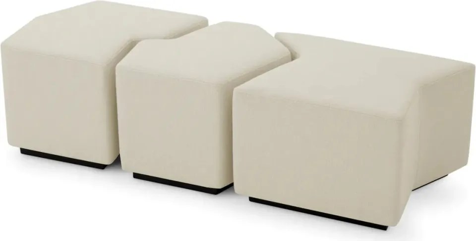 Set de 3 tabureti design LUX Filbert