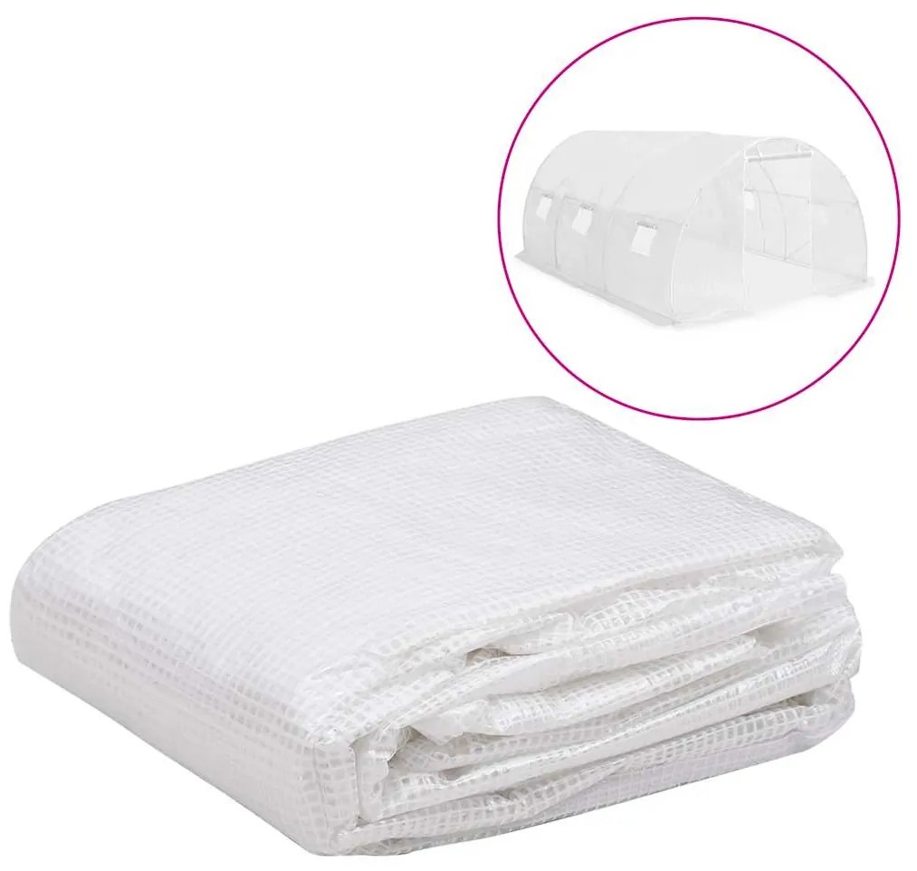 vidaXL Copertină rezervă pentru seră (13,5 m²) transparent 3x4,5x2 m