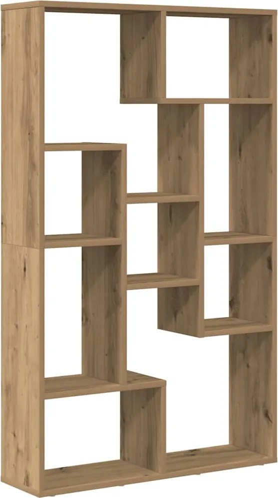 vidaXL Bibliotecă, stejar artizanal, 72x20x120,5 cm, lemn prelucrat