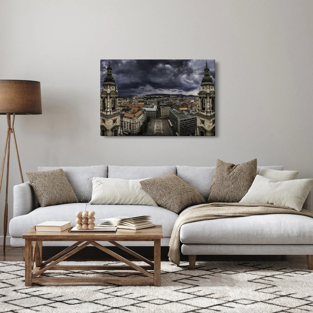 Tablou cu basilică (90x60 cm)
