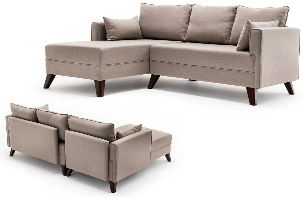 Canapea extensibilă de colț Bella Corner Left 2 Cream