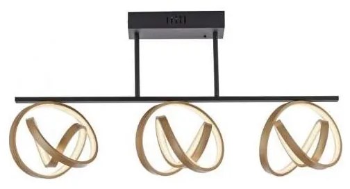Lustră LED aplicată JUST LIGHT. 6245-18 LOOP 3xLED/11W/230V 2700-5000K + telecomandă