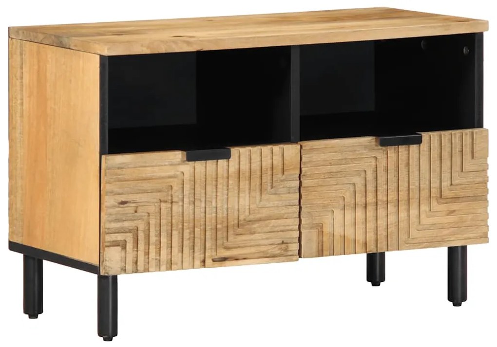 vidaXL Dulap TV maro 70x33x46 cm lemn masiv de mango