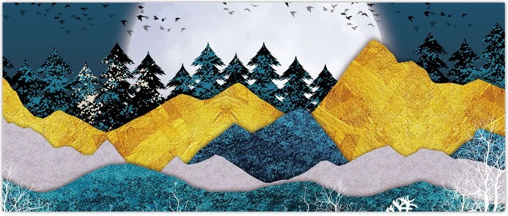 Tablou - Peisaj polar (120x50 cm)