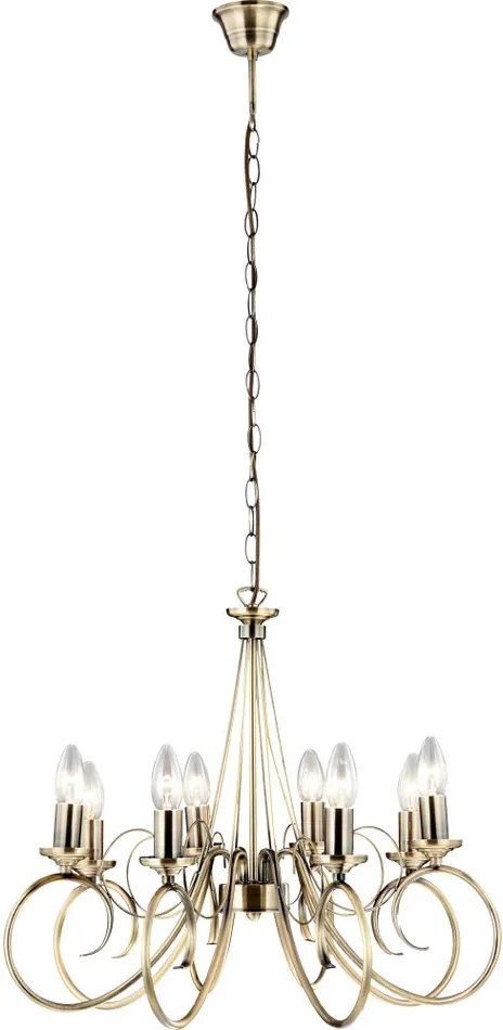 Globo TRUNCATUS 69003-8 Lustre alama cupru antic 8 x E14 max. 40w IP20