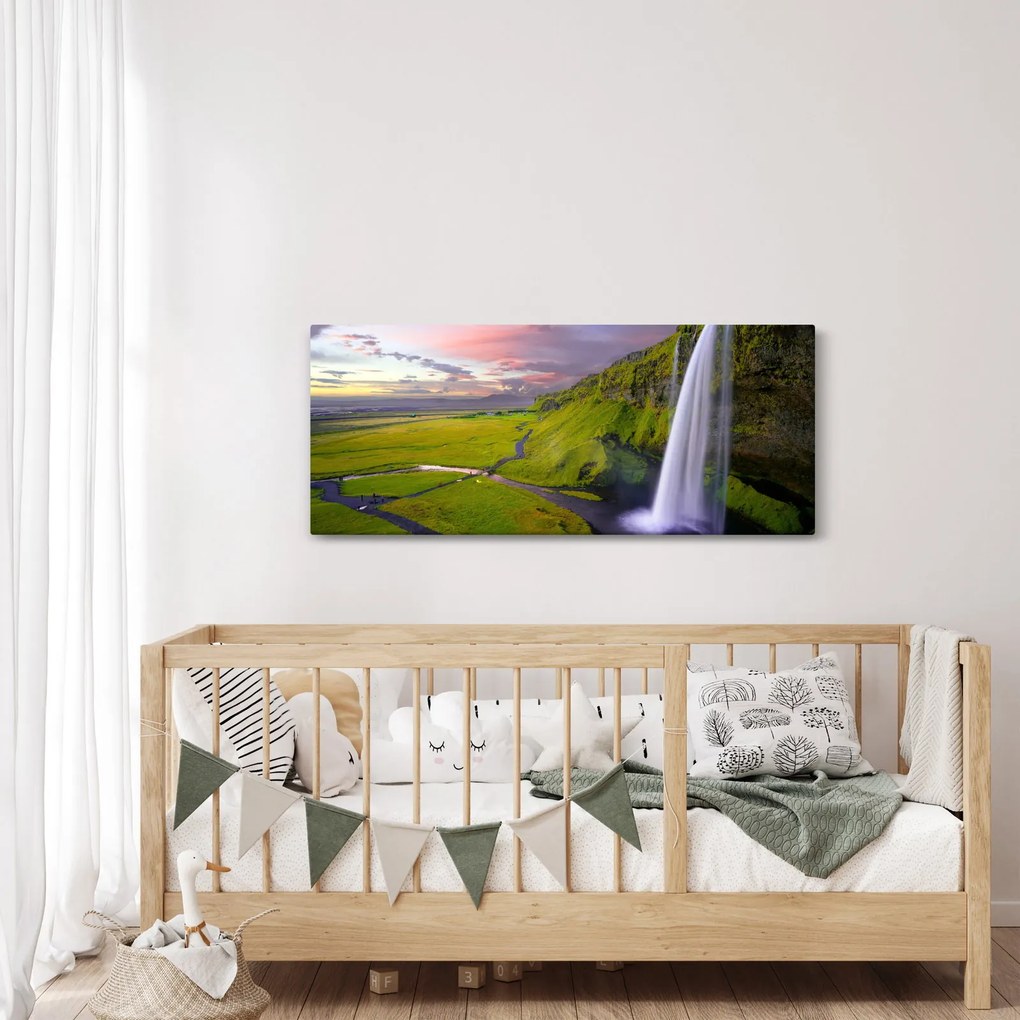 Tablou cu cascade (120x50 cm)