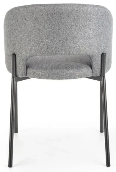 Scaun de bucaterie Alanna, gri/negru