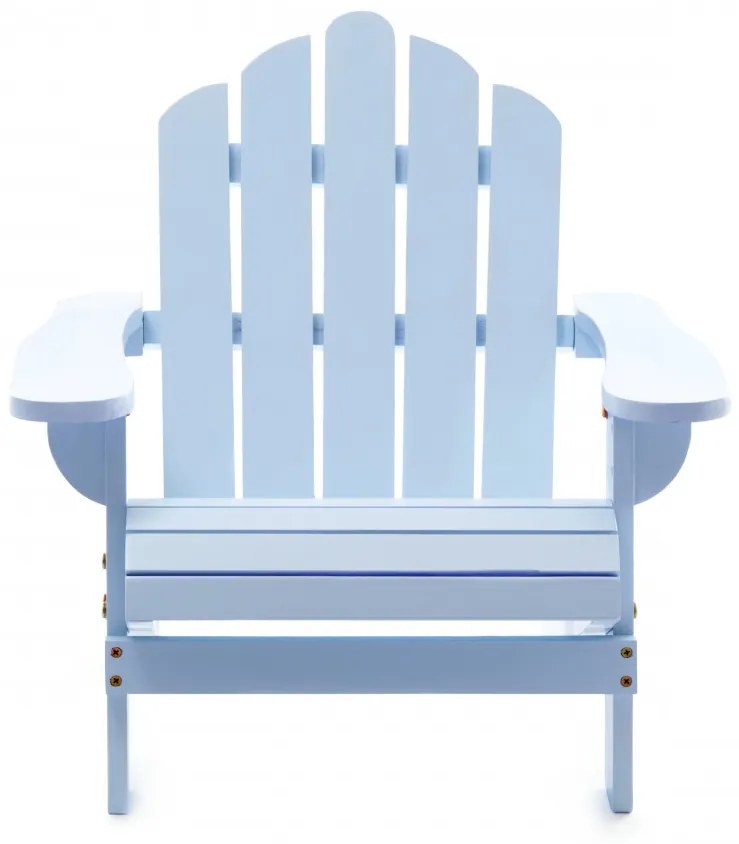 Scaun pentru copii din lemn de cedru Adirondack Kids Albastru pastel