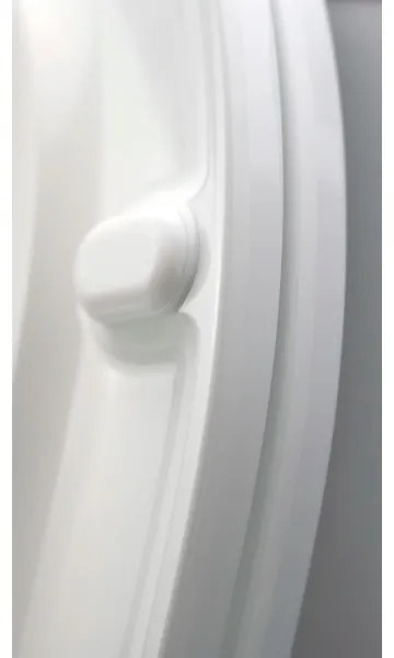 Deante CDJD6RPS - Vas WC pe pardoseală cu capac JASMIN, ceramică/alb