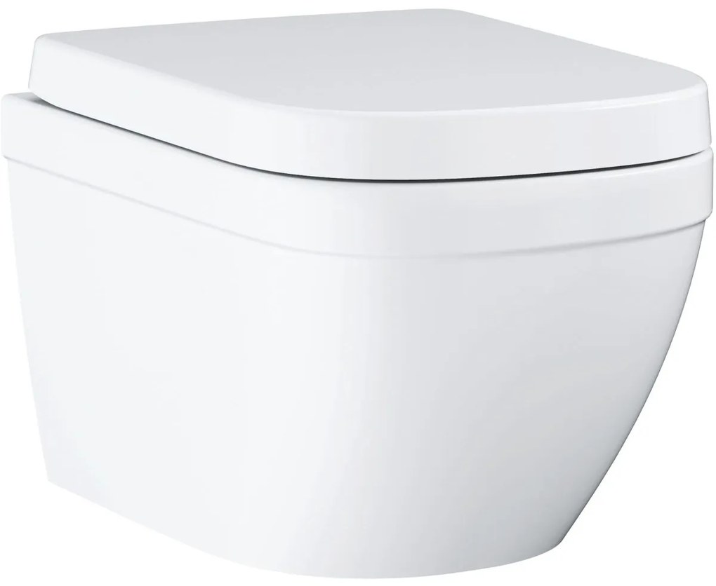 Grohe Euro Ceramic vas wc cu capac soft-close agatat da da alb 39693000
