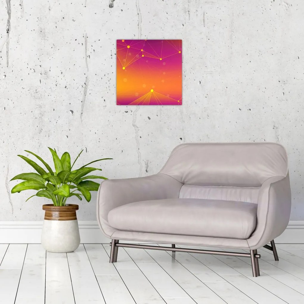 Tabloul modern colorat (30x30 cm)