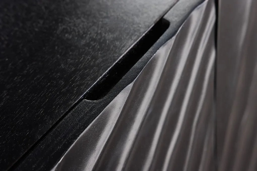 Comoda suspendata din lemn de mango Scorpion 180cm, negru A-44524 VC