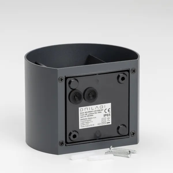 Aplică LED de exterior Brilagi RONDO LED/6W/230V antracit IP54