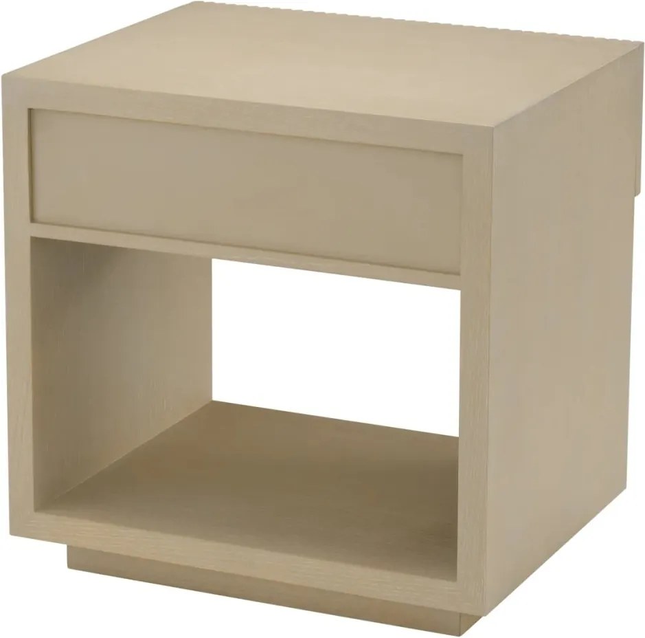 Noptiera design LUX, Furnir de stejar albit, Dimitrios