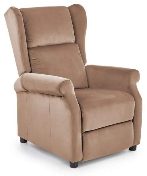 Fotoliu Recliner AGUSTIN 2 Catifea Bej