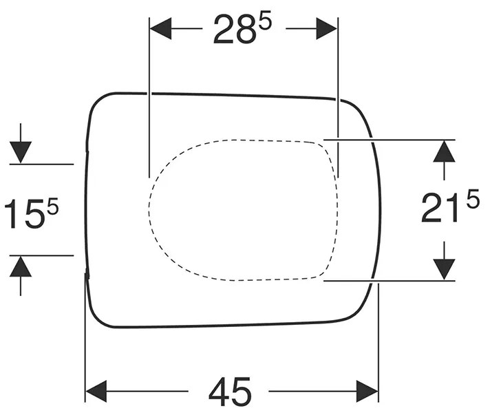 Capac WC, Softclose, alb