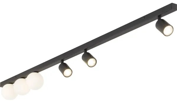 Spot VOX 3xG9/8W/230V + 3xGU10/10W negru