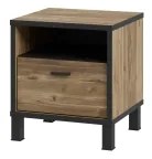 Noptieră OREN maro/neagră