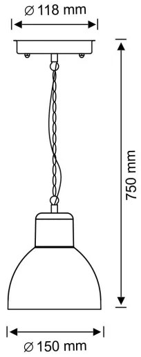 Lustră de exterior ARNE 1xE27/10W/230V IP44