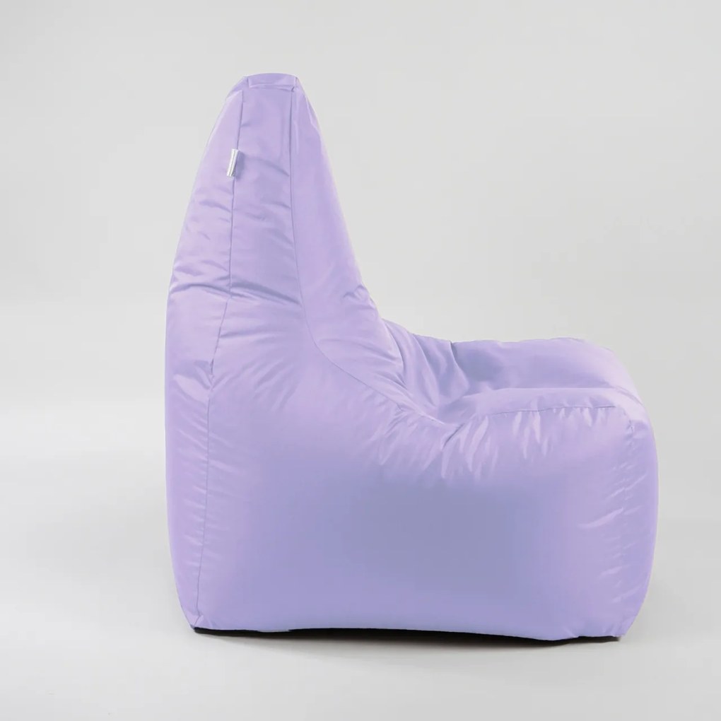 Fotoliu puf, Sunlounger EVO XL, umplutura de burete Memory Mix, material impermeabil, Lilac