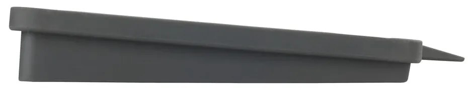 Tavă scurs vase Wenko Neli, 20 x 40 cm, gri închis