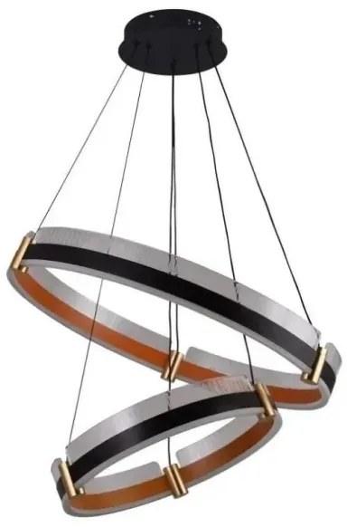 Lustră LED dimabilă pe cablu LED/140W/230V 3000-6500K + telecomandă