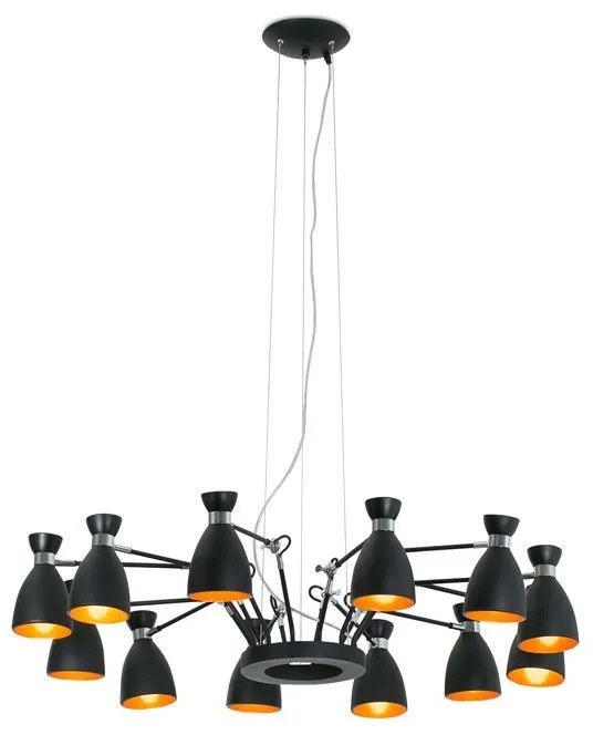 Pendul design Black and gold 12L Retro 20048