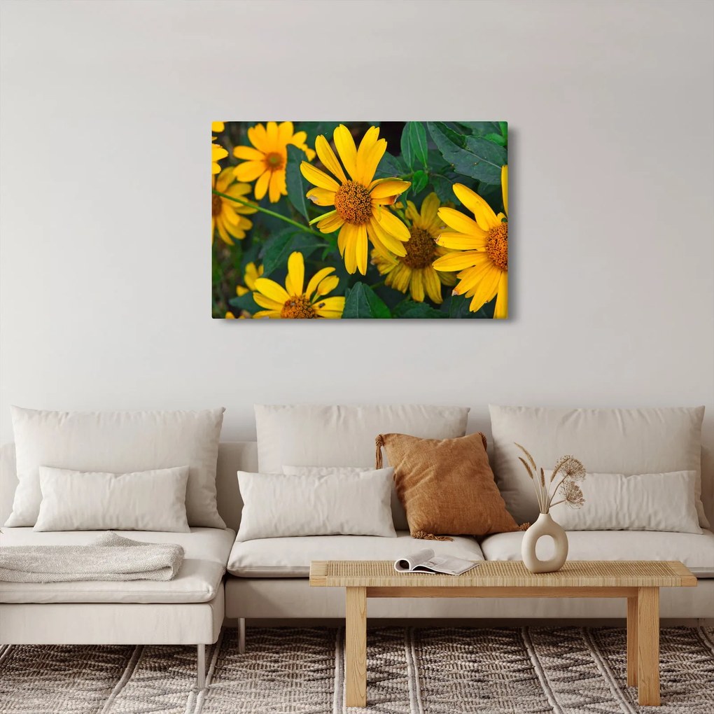 Tablou cu flori galbene (90x60 cm)