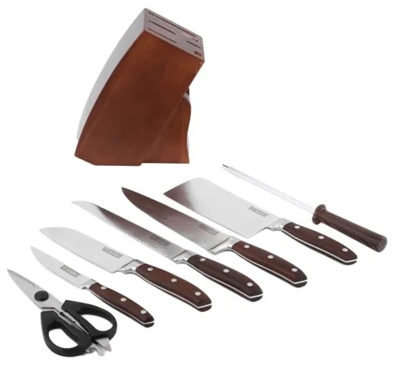 Set cutite 7 piese cu suport Carl Schmidt Sohn Soltau 086848