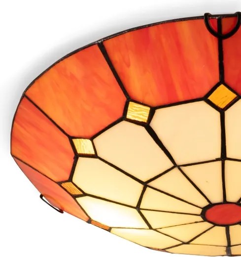 BRILAGI - Plafonieră Tiffany cu vitralii SIENNA 2xE27/60W/230V Ø 40 cm