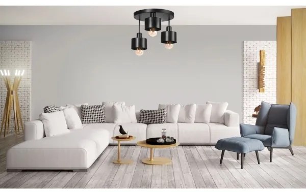 Lustră aplicată BODO 3xE27/60W/230V