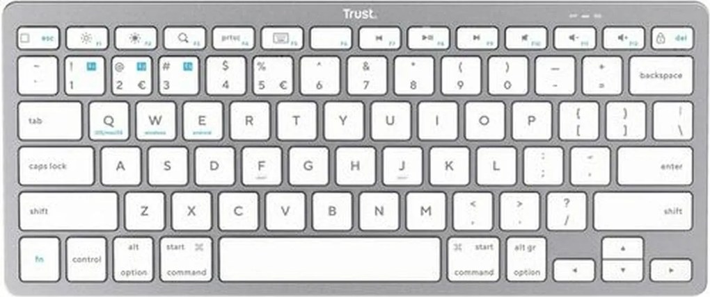 Tastatură Fără Fir Trust 24654 Qwerty Spaniolă