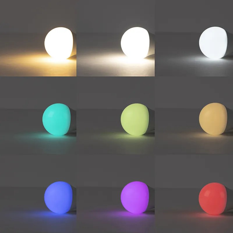 Lampă cu arc inteligentă cu abajur din oțel gri, inclusiv WiFi A60 - Arc Basic