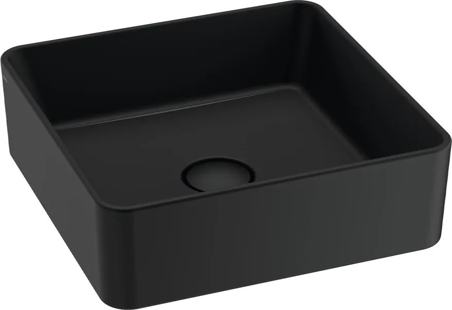 Lavoar pe blat Gala Hera finisaj negru mat 38x38 cm