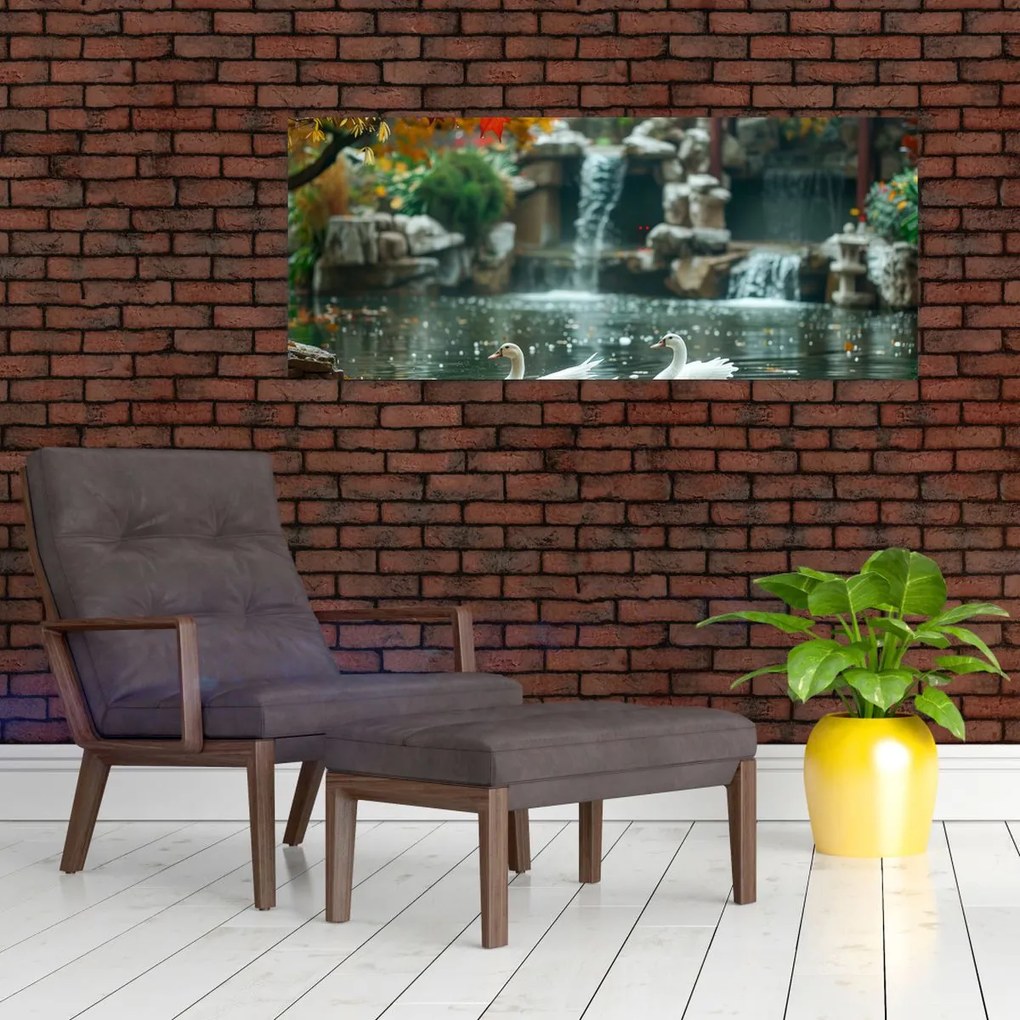 Tablou - iaz asiatic (120x50 cm)